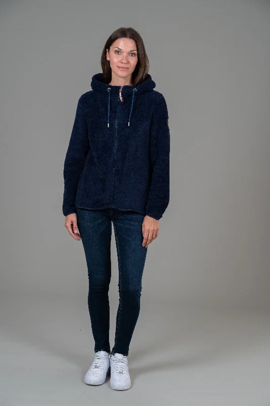 Thin Design Nova Navy Supersoft Full-Zip Sherpa