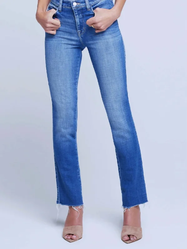 Fresh And Capable Draya High Rise Slim Jean In Douglas