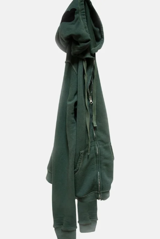 Multifunctional Style SUPERFLUFF Lux Zip Hoodie Bush