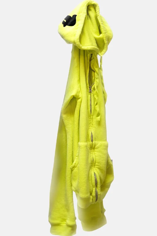 Sports Fashion SUPERFLUFF Lux Zip Hoodie Gloyellow