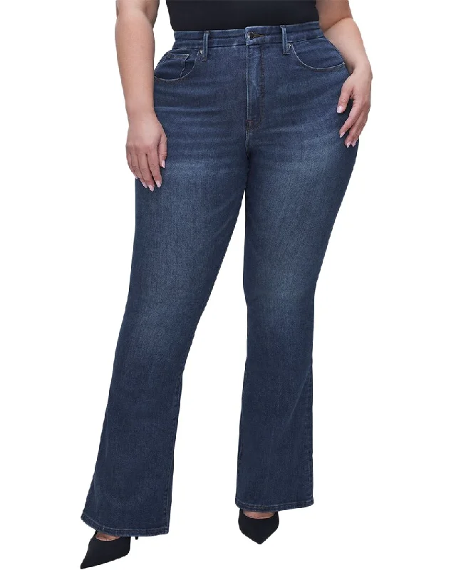 Luxury and fashionable GOOD AMERICAN Good Classic Blue Bootcut Jean