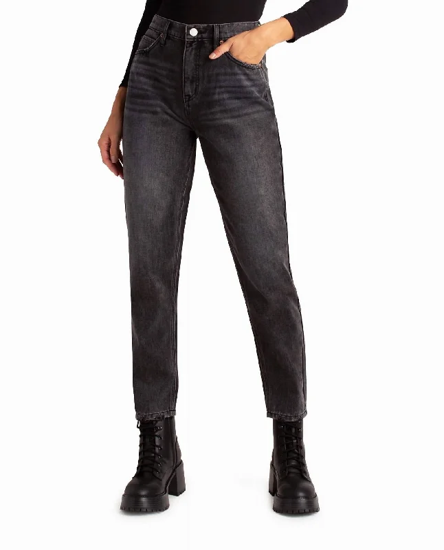 Fashion Trend Harlem High Rise Tapered Jean In Black
