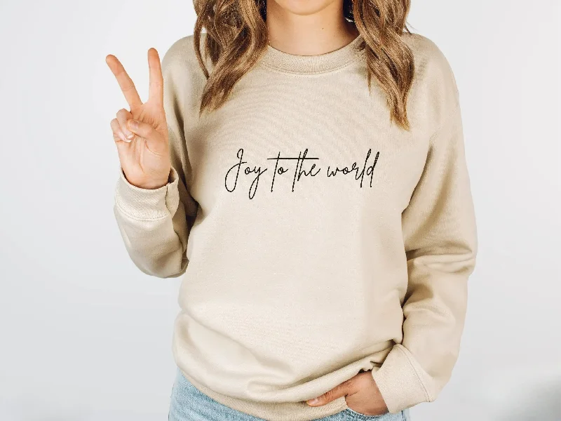 Modern Tailoring Hipster Joy to World Christmas Hoodie