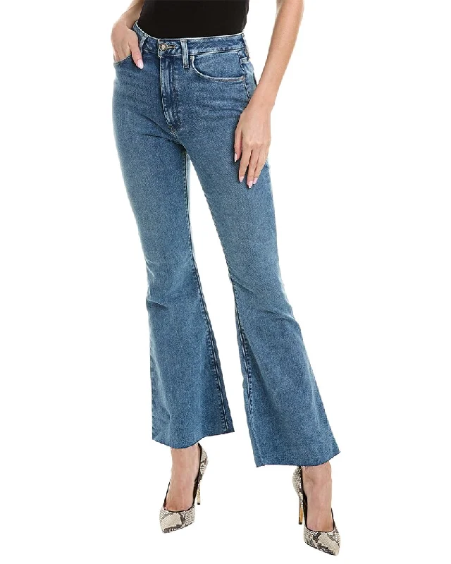 Knowledge And Elegance HUDSON Jeans Holly Snow Angel High Rise Flare Bootcut Jean