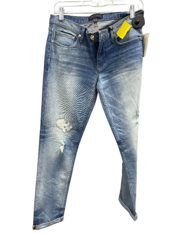 Sports Fitness Wear Jeans Boot Cut By Juicy Couture In Blue Denim, Size: 4