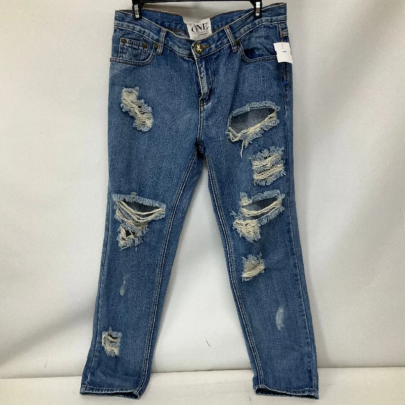 Fresh And Natural Jeans Boyfriend By Cma In Blue Denim, Size: 6