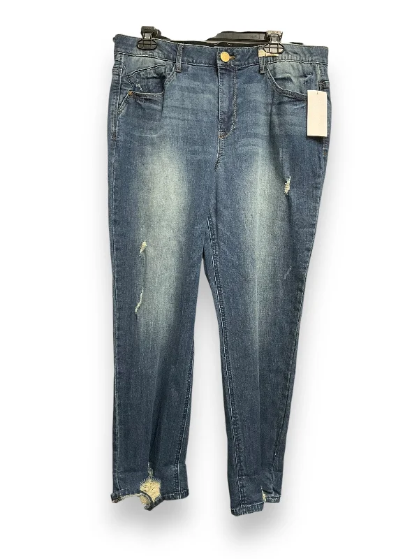 Classic Jeans Boyfriend By Democracy In Blue Denim, Size: 14