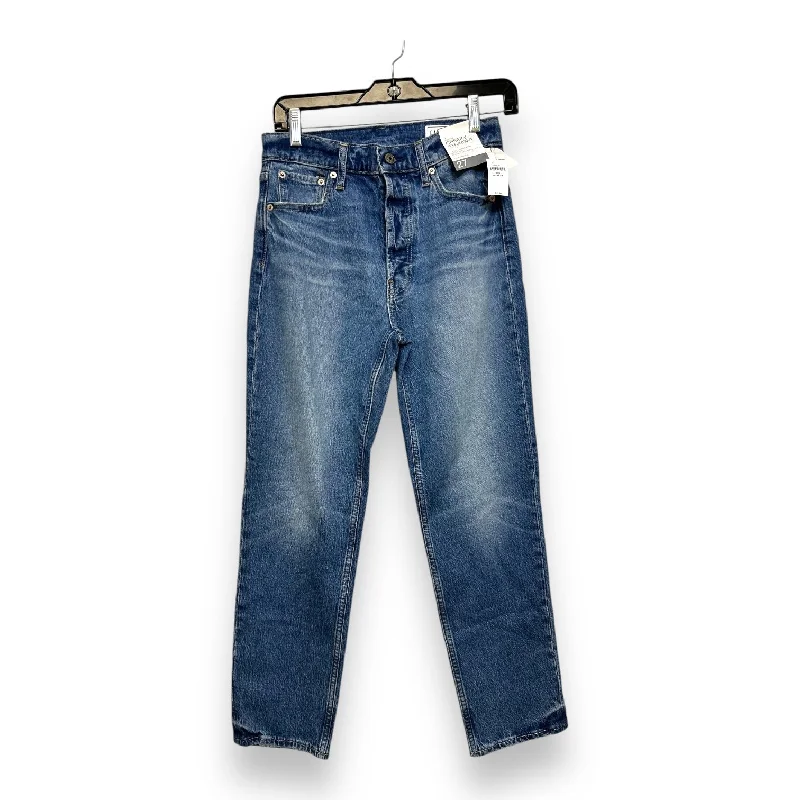 Comfortable Dresses Jeans Cheeky Straight By Gap In Blue Denim, Size: 4