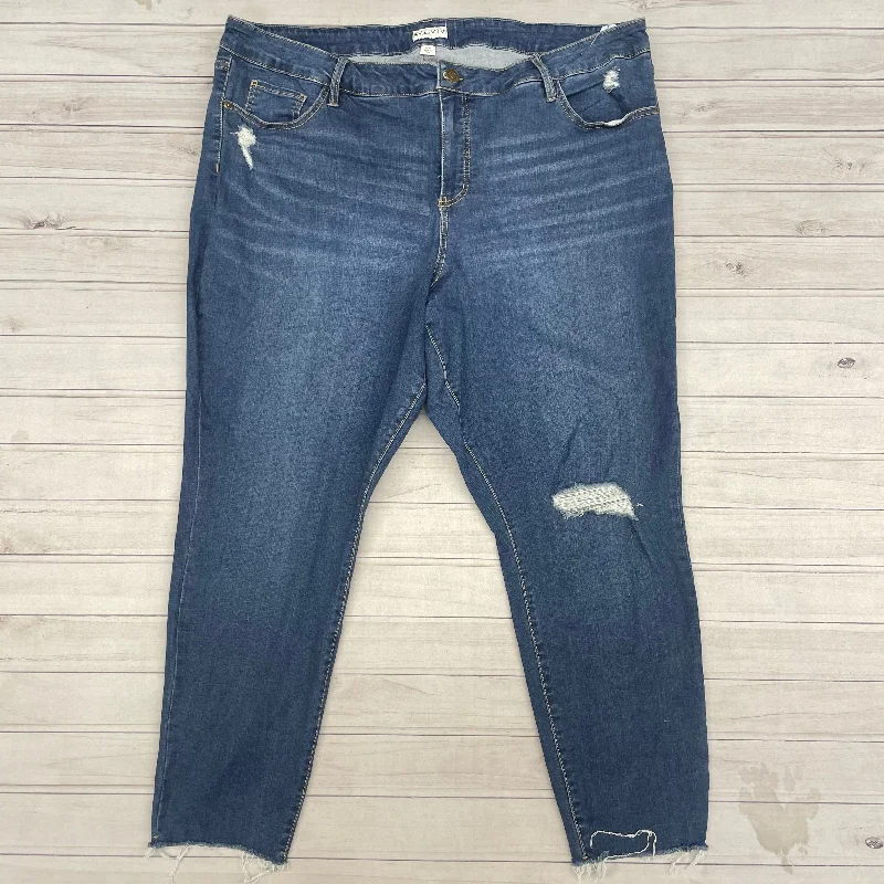 Diamond Series Jeans Cropped By Ava & Viv  Size: 26w