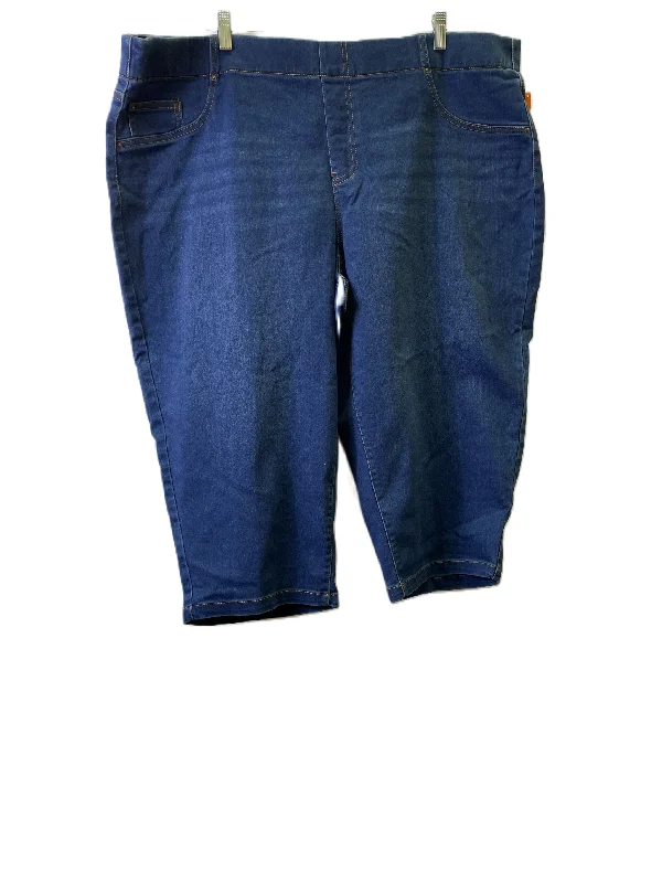 Elegant Style Jeans Cropped By Terra & Sky  Size: 2x
