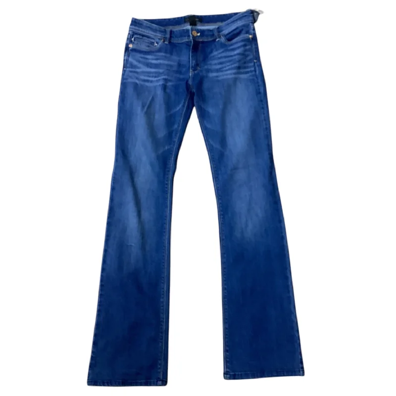 Single-shoulder Neck Design Jeans Designer By Silver In Blue Denim, Size: 14