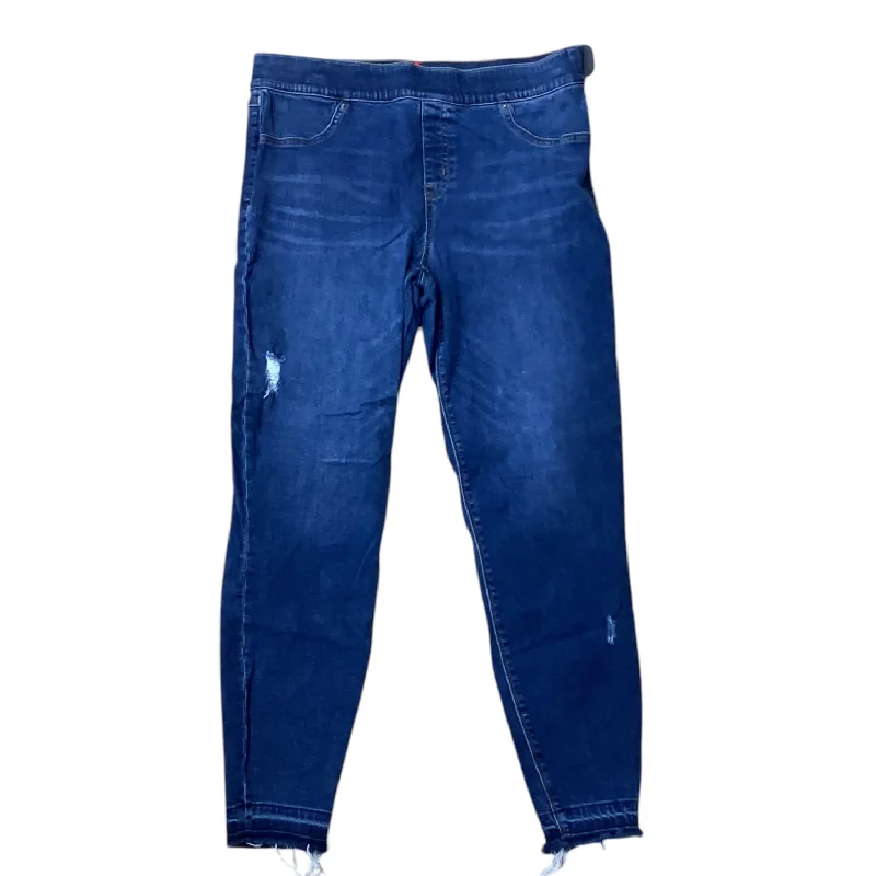 Classic Series Jeans Designer By Spanx In Blue Denim, Size: 14