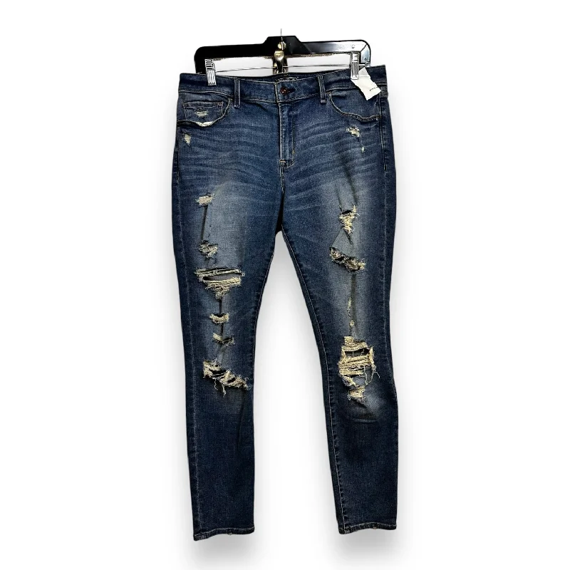 Layered Comfort Jeans mid rise super Skinny By Abercrombie And Fitch In Denim, Size: 14