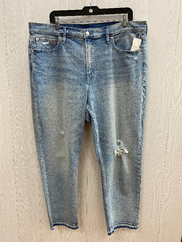 Lively And Youthful Jeans Relaxed/boyfriend By Gap  Size: 16