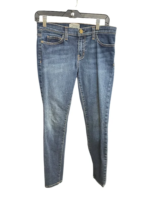 Jeans Skinny By Current/elliott In Blue Denim, Size: 6