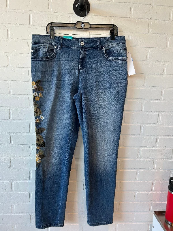 New Season Series Jeans Skinny By Inc In Blue Denim, Size: 16