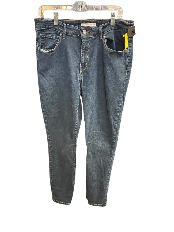 Fun and cute Jeans Skinny By Levis In Blue Denim, Size: 16