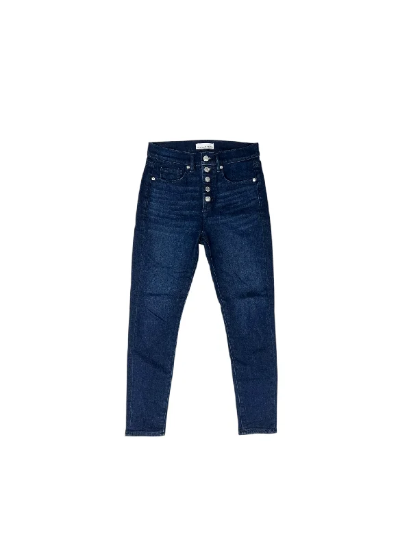 Avant-garde trend Jeans Skinny By Loft In Blue Denim, Size: 0
