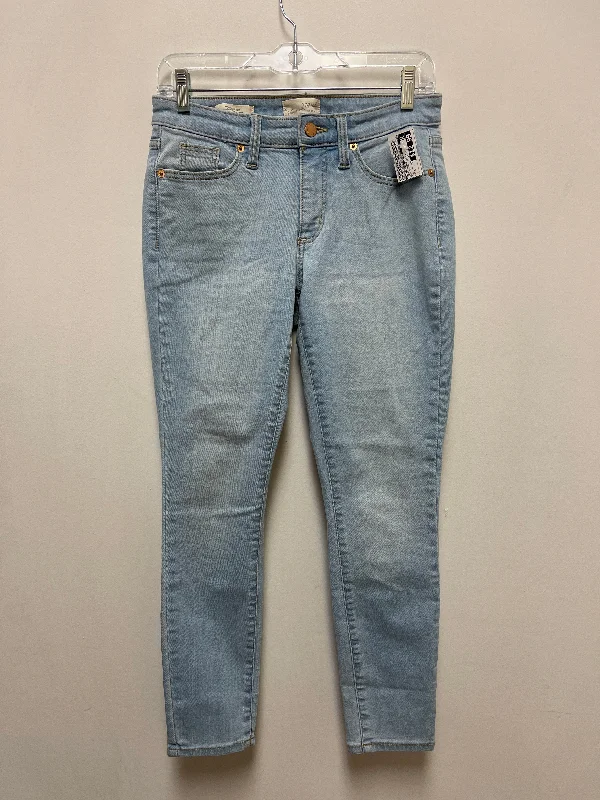 Elegant And Charming Jeans Skinny By Universal Thread In Blue Denim, Size: 4