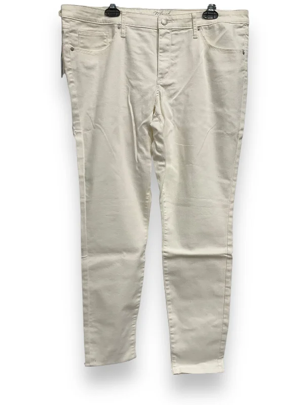 Versatile Items Jeans Skinny By Universal Thread In White, Size: 16