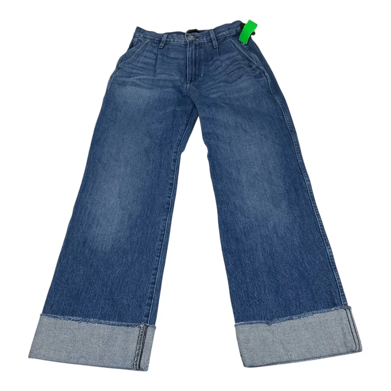 High-end atmosphere Jeans Straight By 3 x 1 In Blue Denim, Size: 0