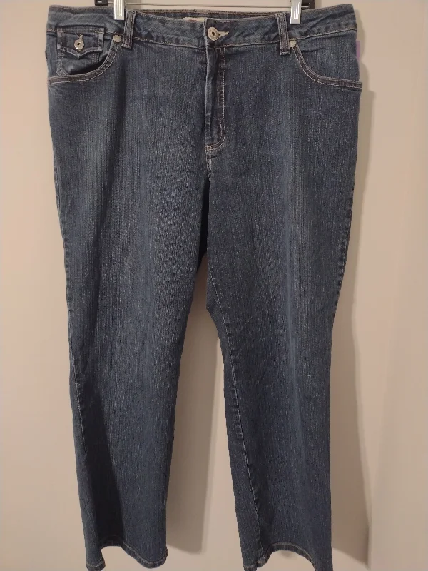 Noble And Elegant Jeans Straight By Faded Glory  Size: 2x