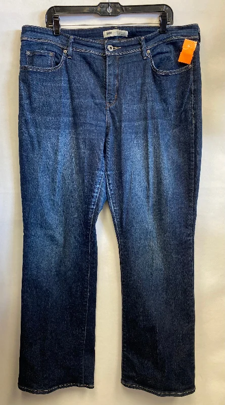 Simple And Comfortable Jeans Straight By Lee  Size: 1x