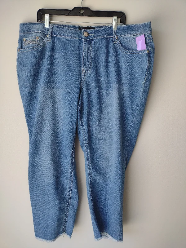 Girl Style Jeans Straight By Love Indigo  Size: 1x
