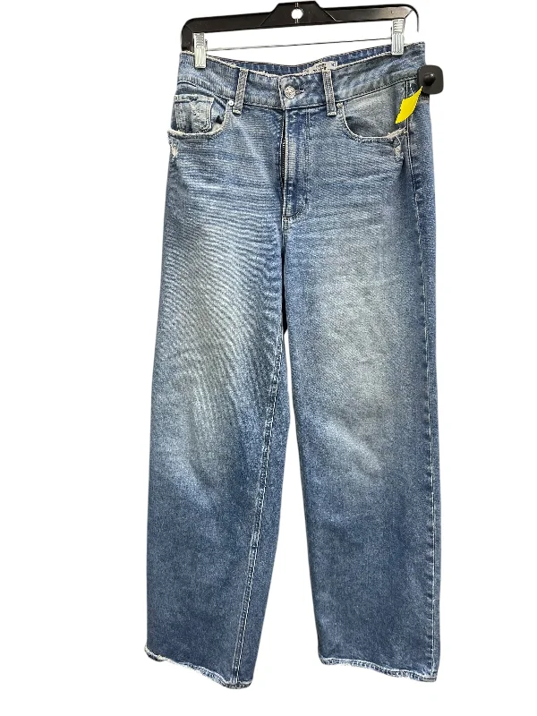 Jeans Straight By Paige In Blue Denim, Size: 6