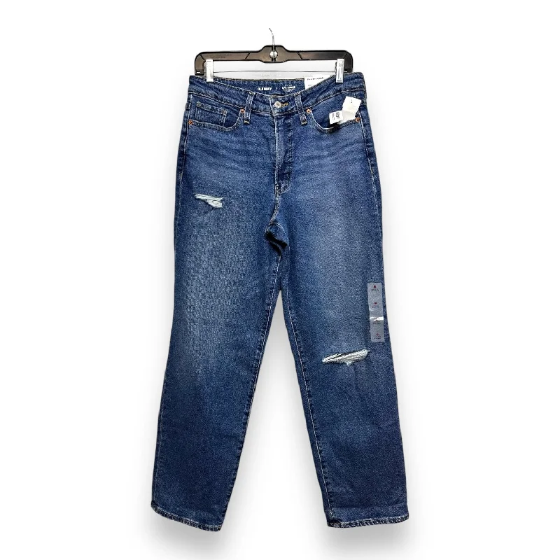 All-Day Wear Jeans Wide Leg By Old Navy O In Blue, Size: 8