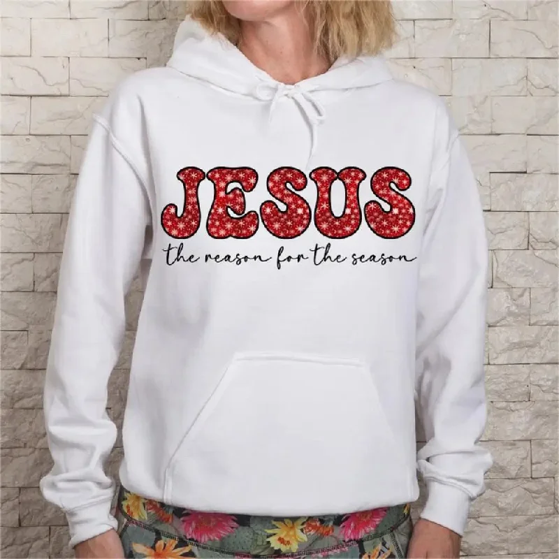 Street Fashion Jesus Reason Season Christmas Hoodie