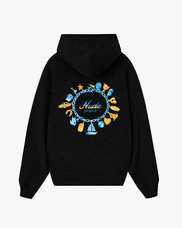 Urban Style YELO HOODIE BLACK
