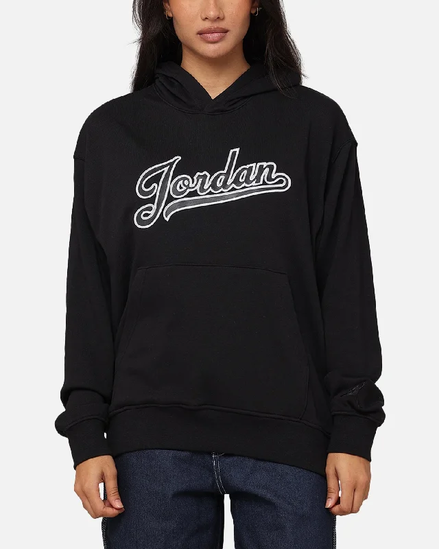 Design sense Jordan Flight MVP Fleece Pullover Hoodie Black