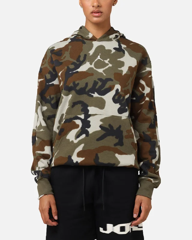 French Style Jordan Jumpman MVP Statement Camo Pullover Hoodie Light Olive