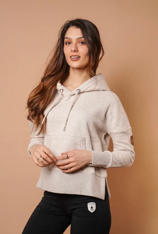 Sexy Fun Layna Heather Oatmeal Hoodie
