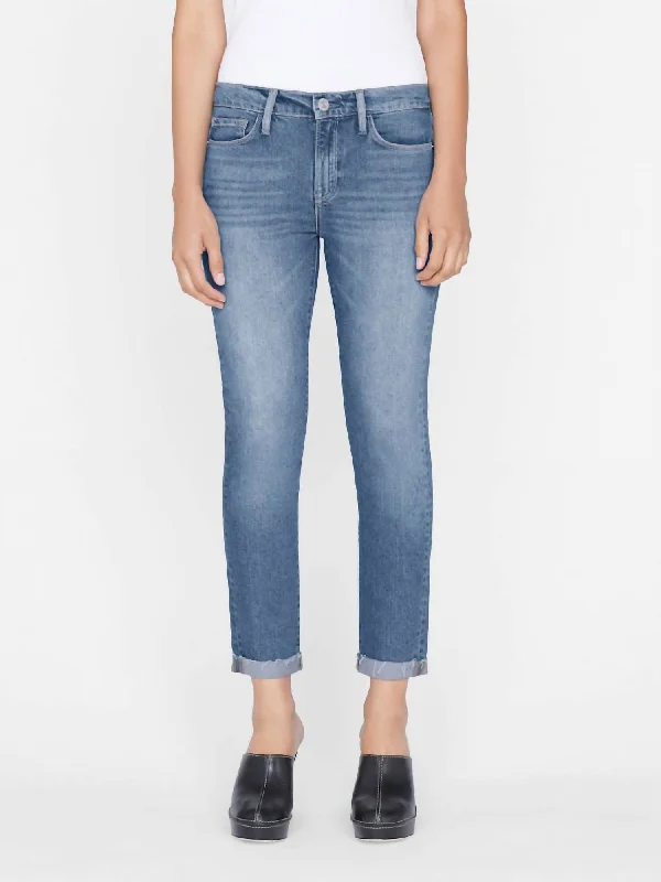 Short Design Le Garcon Rolled Raw After Jean In Deepwater