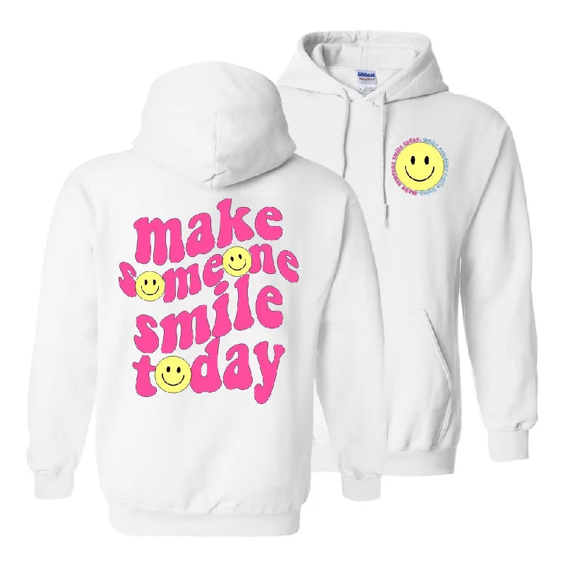 Casual And Casual 'Make Someone Smile Today' Front & Back Hoodie