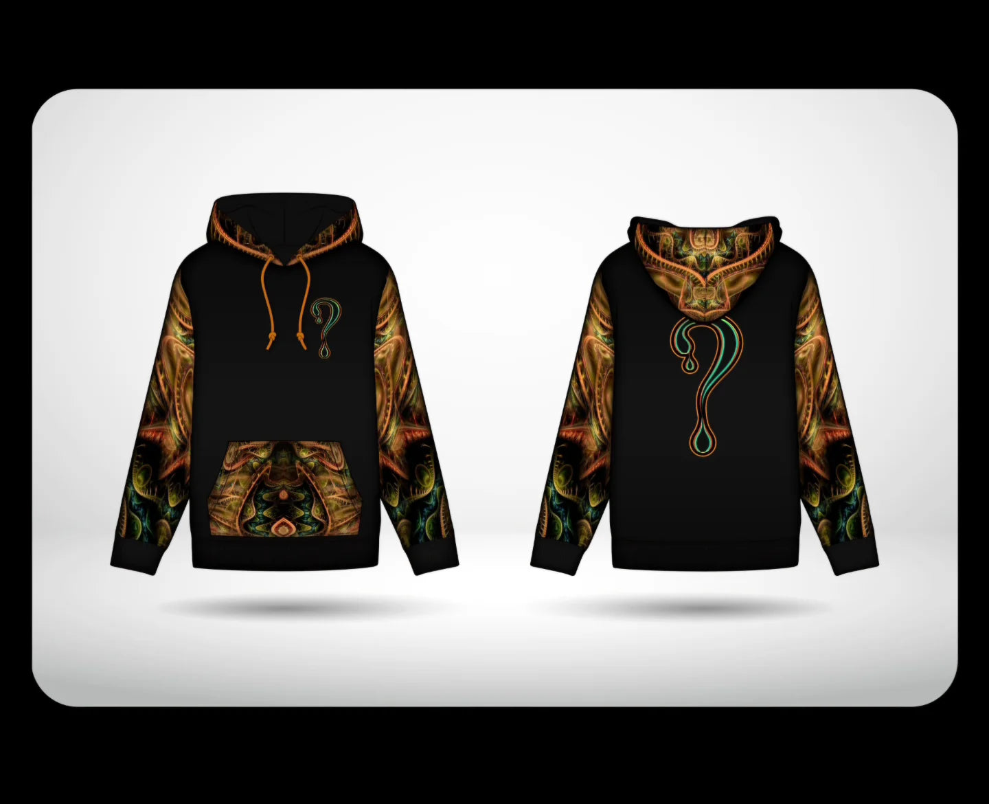 Fashionable Prints IN STOCK: Medium Dragon's Lair Zip Up with Faux Fur in the Hood