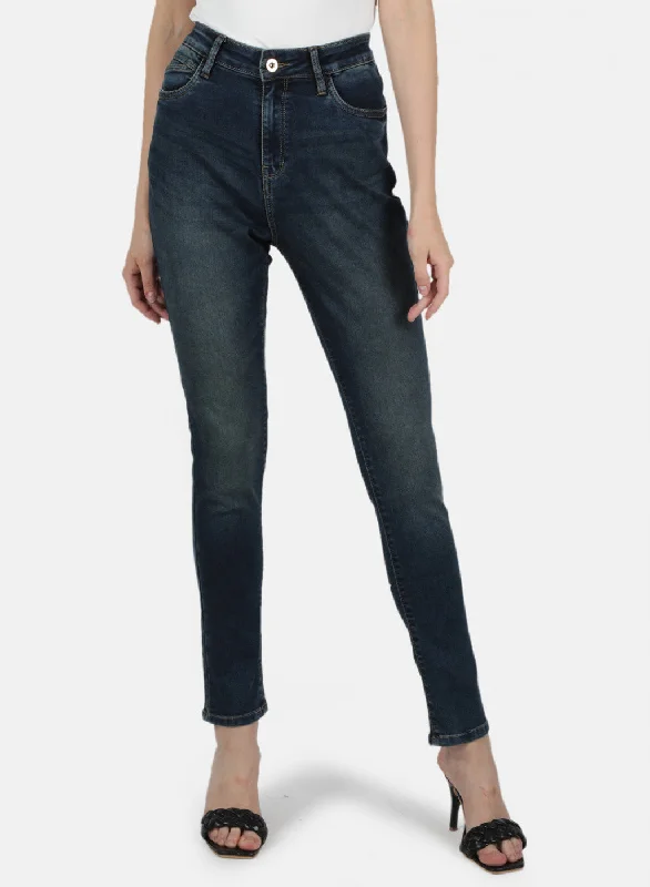 Women Blue Slim Fit Denim