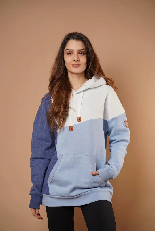 Slim Fit Nola Chambray Mix Hoodie