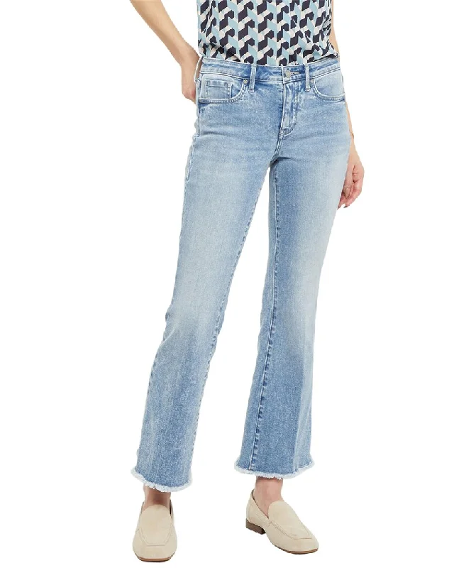 Low-key Luxury NYDJ Ava Fray Hem Ankle Flare Jean