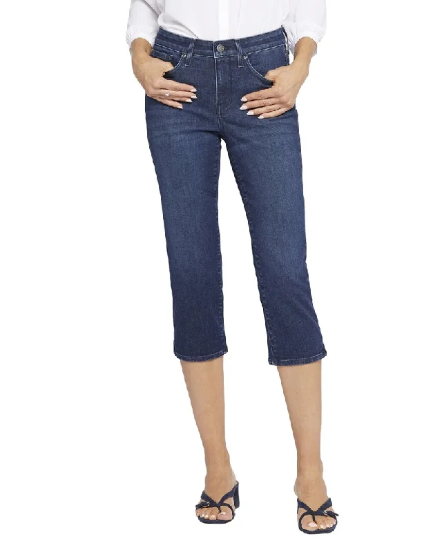 Energetic NYDJ Crop Mesquite Relaxed Jean