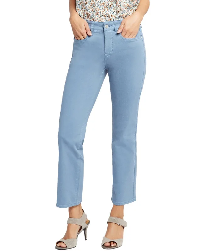 Elegant And Lazy NYDJ Marilyn Blue Stone Straight Leg Jean