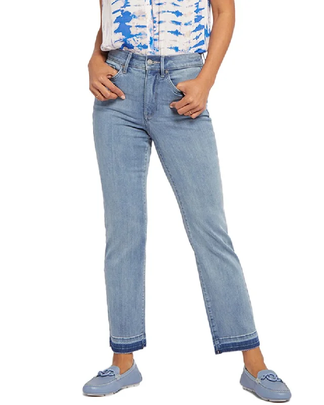Street Sports Shoes NYDJ Marilyn Crystalline High-Rise Ankle Straight Leg Jean