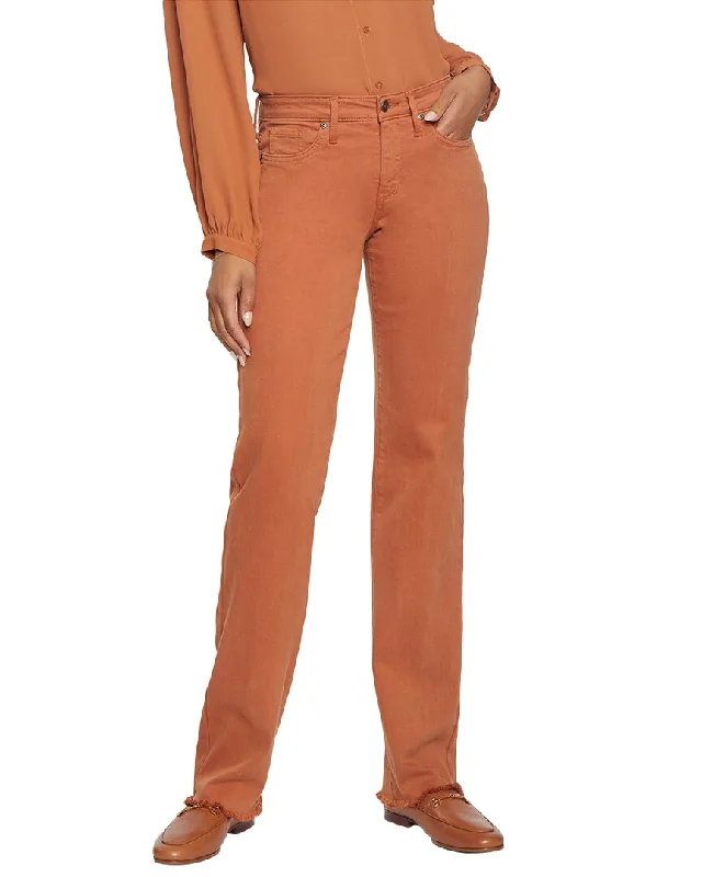 Street Personality Style NYDJ Mid Rise Relaxed Straight Jean