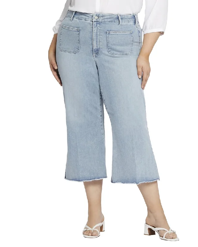 Cool Breeze At Night NYDJ Plus Patchie Divine Wide Leg Jean