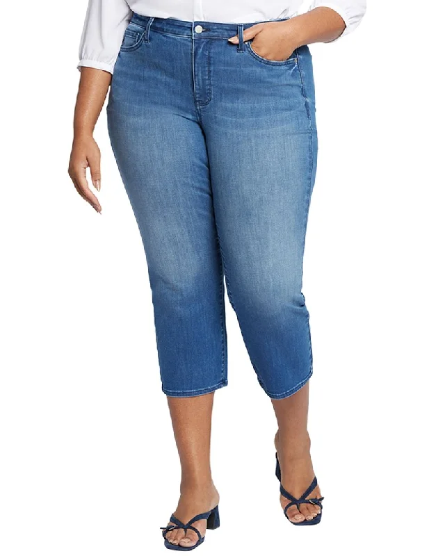 Elegant Style NYDJ Plus Piper Melody Relaxed Crop Jean