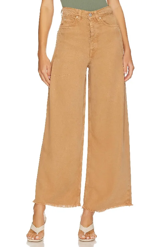 Old West Slouchy Jeans In Tumbleweed