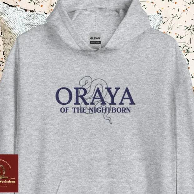 Exquisite Craftsmanship Oraya of the Night Born Embroidered Hoodie