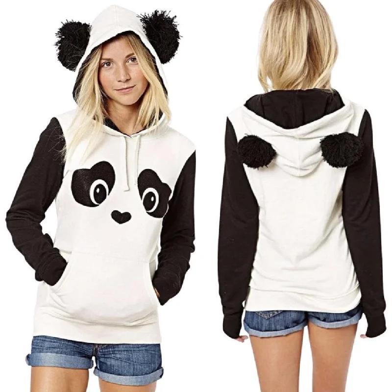High-end Customization Panda Hooded Sweater
